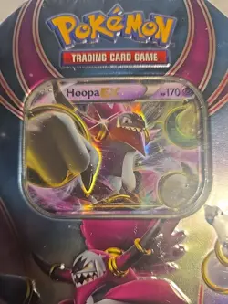 Hoopa Ex Pokemon Tin Sealed Booster Packs Trading Card Game - Image 2