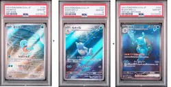 PSA 10 Sequential Set Blastoise ex SAR Squirtle Wartortle AR Pokemon Card 151 - Image 1