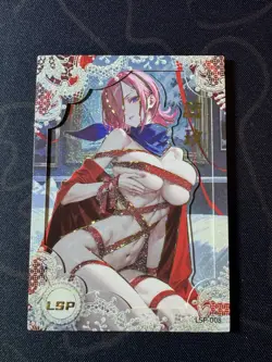 Bikini Reiju Holo Numbered Card Beautiful Waifu Doujin One Piece Full Art - Image 1