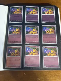 390 MEGA EVOLUTION HOLOS & REVERSE HOLOS POKEMON CARDS + NEW WHITE FLARE BINDER - Image 1