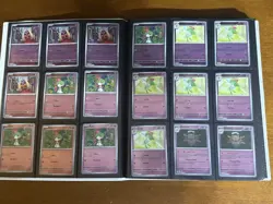 390 MEGA EVOLUTION HOLOS & REVERSE HOLOS POKEMON CARDS + NEW WHITE FLARE BINDER - Image 4