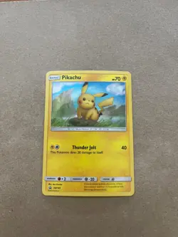 Pikachu SM183 NM Black Star Promo Holofoil Rare Holo Pokemon Card - Image 1