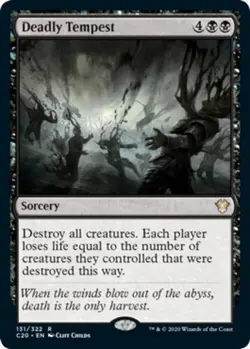 MTG - Deadly Tempest - Commander 2020 - NM, English Magic FLAT RATE SHIP - Image 1