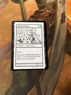 [1x] Swarm of Locus (No PW Symbol) - Near Mint, English - Mystery Booster: Conve - Image 1