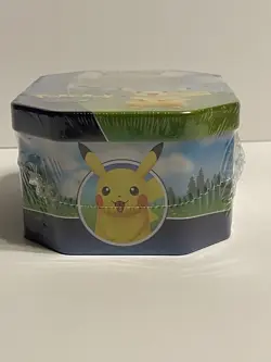 Pokemon Sword & Shield Pokemon GO Pikachu Tin Brand New/Sealed - Image 2