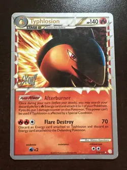 Typhlosion Prime 110/123 Non-holo DMG Pokemon TCG HGSS World Championships 2011 - Image 1