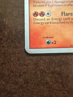 Typhlosion Prime 110/123 Non-holo DMG Pokemon TCG HGSS World Championships 2011 - Image 3