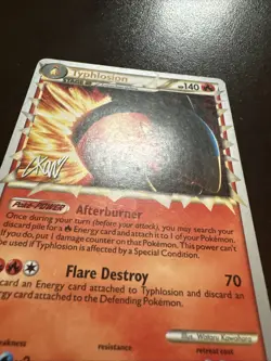 Typhlosion Prime 110/123 Non-holo DMG Pokemon TCG HGSS World Championships 2011 - Image 4