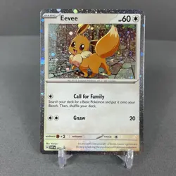 Pokemon TCG Destined Rivals Eevee SVP 200 Blister Promo Cosmo - Swirl #2 - Image 1
