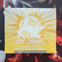 Pokemon Center Brilliant Stars ETB Pokemon TCG Sword & Shield Elite Trainer Box - Image 1