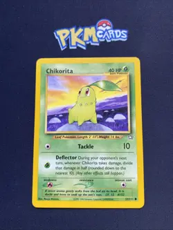 Pokemon TCG Chikorita Neo Genesis 53/111 Regular LP. - Image 1