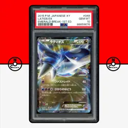 Pokemon PSA 10 Latios EX 048/078 Emerald Break 1st Edition XY6 Japanese - Image 1