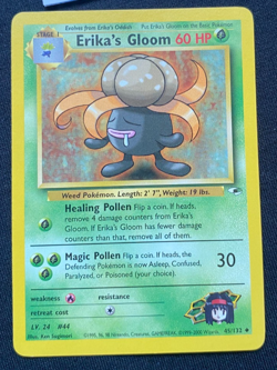 Pokemon TCG Erika’s Gloom Gym Heroes 45/132 Regular LP - Image 1