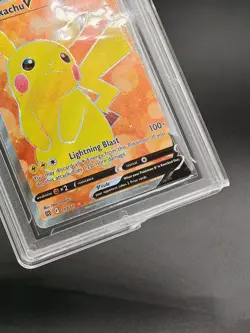🍀Pokemon GMA 9 broken case Pikachu V 157/172 Brilliant ENGLISH bgs psa graad🍀 - Image 3