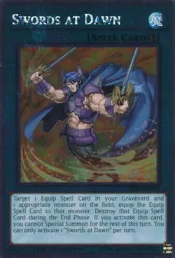 Swords at Dawn - NKRT-EN030 - Platinum Rare - Limited Edition - Yugioh - Image 1