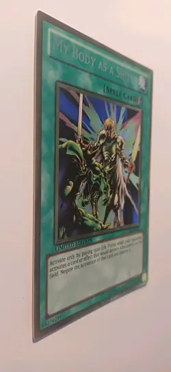 My Body As A Shield Limited Edition Gold Rare GLD3-EN041 Yu-Gi-Oh! Near Mint! - Image 2