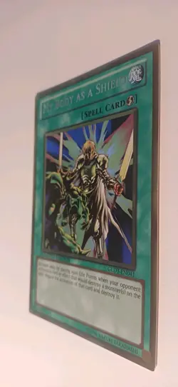 My Body As A Shield Limited Edition Gold Rare GLD3-EN041 Yu-Gi-Oh! Near Mint! - Image 3