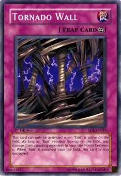 Tornado Wall [SD4-EN029] Common Near Mint 1st Edition | Yu-Gi-Oh! - Image 1