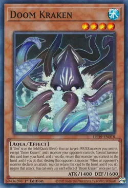 Doom Kraken [LED9-EN018] Super Rare Near Mint 1st Edition | Yu-Gi-Oh! - Image 1