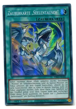 Yu-Gi-Oh! Zauberkarte SEelentausch Super Rare INFO-DE100 - Image 1
