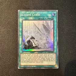 Yu-Gi-Oh! ICEJADE CURSE MP23-EN094 Super Rare 1st Ed. NM (2023 Dueling Heroes) - Image 1