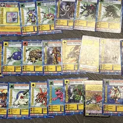 Lot - 87 Vintage DIGIMON cards - Includes 2 Holos 1999 - Image 5