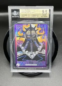 King OP01-091 L Parallel Alt Art BGS 9.5 One Piece Card Game Beckett - Image 1