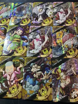 One Piece Set of 18 Collectible Character Anime SSR SR Cards CCG Luffy Nami - Image 3