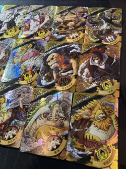 One Piece Set of 18 Collectible Character Anime SSR SR Cards CCG Luffy Nami - Image 5