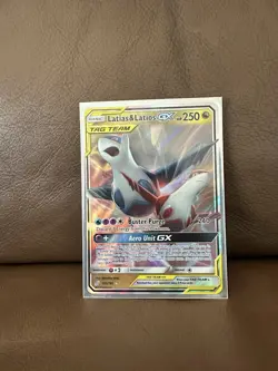 Pokemon Latias & Latios GX Ultra Rare TCG Tag Team Up Card 113/181 Sun & Moon - Image 1