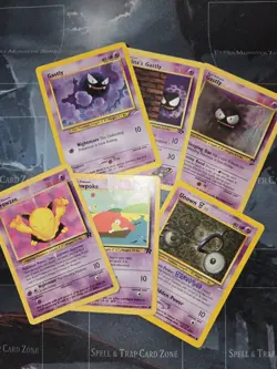 Vintage Pokemon 6 Card Lot Gastly, Drowzee, Unown, Slowpoke Neo Destiny HP/DAM - Image 1
