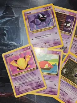 Vintage Pokemon 6 Card Lot Gastly, Drowzee, Unown, Slowpoke Neo Destiny HP/DAM - Image 3