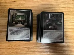 STAR TREK CCG 1E DEEP SPACE NINE DS9 COMPLETE COMMON UNCOMMON SET 160 CARDS NM - Image 1