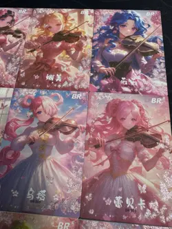 One Piece 9 Collectible Character Anime Cards CCG Violin Gorgeous Goddess - Image 3