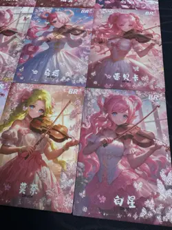 One Piece 9 Collectible Character Anime Cards CCG Violin Gorgeous Goddess - Image 4