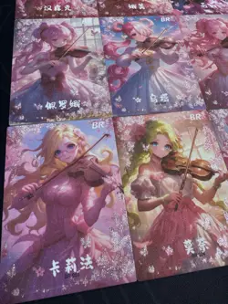 One Piece 9 Collectible Character Anime Cards CCG Violin Gorgeous Goddess - Image 5