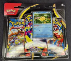 Pokemon TCG Mega Evolution 3 Pack Blister [Psyduck] X1 Sealed/New - Image 2