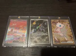 Pokemon TCG 151 UPC Promo Set Mew 053, Mewtwo 052, Metal Mew 205 - Image 1