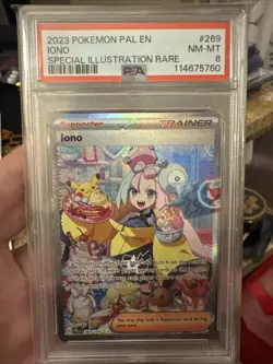 2023 POKEMON PAL EN-PALDEA EVOLVED SPECIAL ILLUSTRATION RARE #269 IONO PSA 8 - Image 1