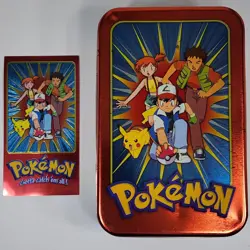Pokemon Topps TV Animation Edition Series 2 Box Topper 2 Of 5 With Tin Container - Image 1
