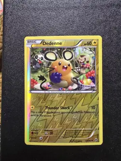 Pokemon Reverse Holo Dedenne XY - BREAKthrough 57/162 - Image 1