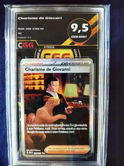 Carte pokemon Charisme de Giovani CGG 9,5 Francais 151 204/165 24780248 - Image 1