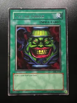 Pot of Greed MRL-E129 Rare Unlimited Heavy Play Yugioh - Image 1