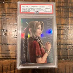 PSA 10 Aerith Gainsborough Final Fantasy VII Art Museum 046 Foil Card TCG - Image 1