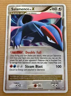 Pokemon Card Salamence Lv.X 98/99 Holo Rare Platinum Arceus - Lightly Played - Image 1