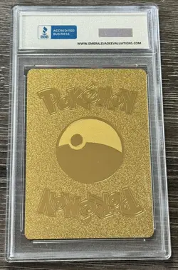 🔥 CHARIZARD POKEMON CUSTOM GOLD FOIL CARD EJE GEM MINT 10 - Image 2