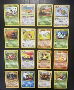 COMPLETE NM - LP Jungle Set 100% Vintage 64/64 Pokemon Cards Holo/Non Holo WOTC - Image 5