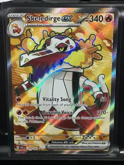 Pokemon TCG Skeledirge EX Paldea Evolved Full Art Ultra Rare Holo Card 233/193 - Image 1