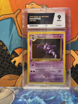 Haunter Base Set 1st Edition Spanish MINT ACE 9, 29/102 Pokemon Card - Image 1