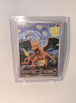 Pokemon: Charizard Starry Night Van Gogh ACG Star Trading Card - Image 1